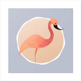 Adorable flamingo Posters and Art